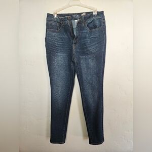 Time and Tru Women's Deep Indigo Skinny Jeans